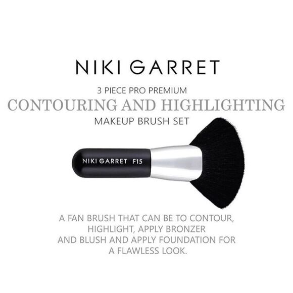 NIKI GARRETT - 🎉HP X 4🎉 NWT Limited Edition 3-Pc Contour:Highlighting Brushes - Picture 8 of 12